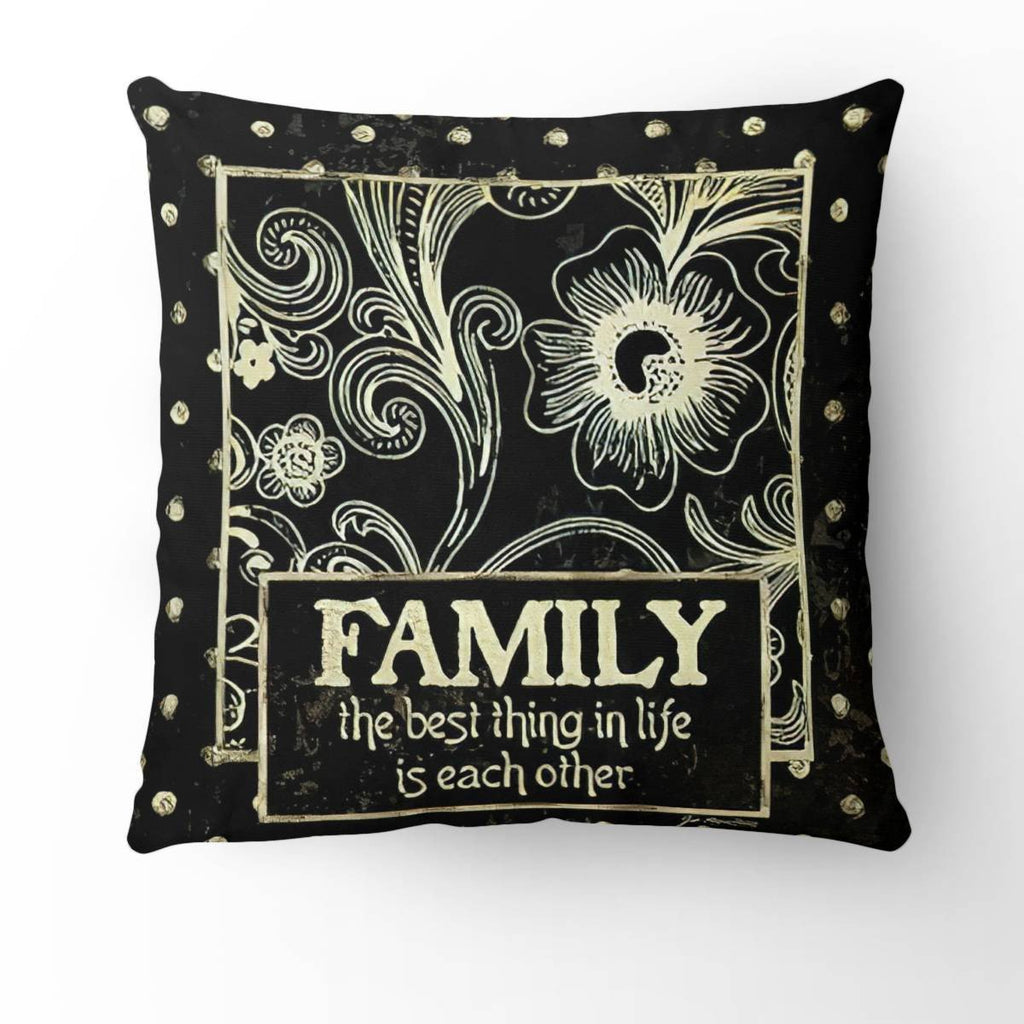 Family Quote Pillow