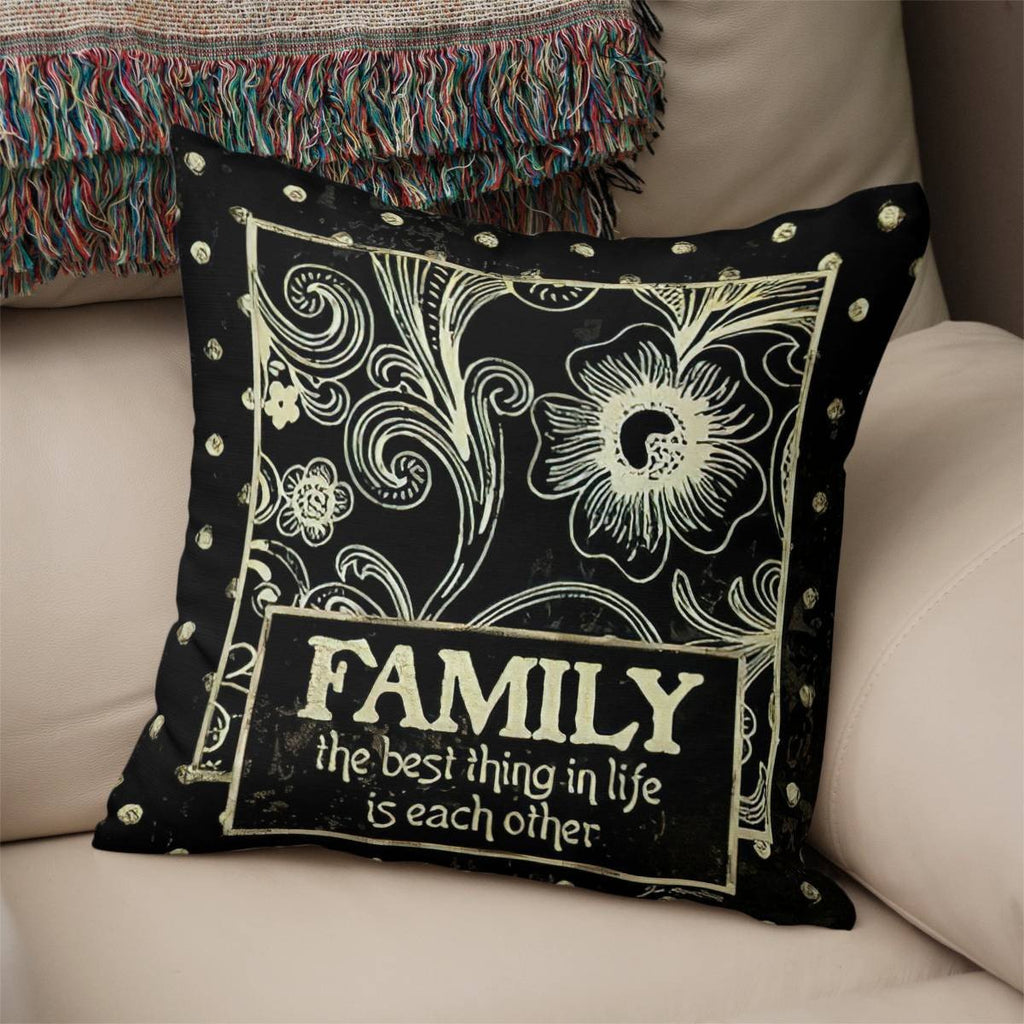 Family Quote Pillow